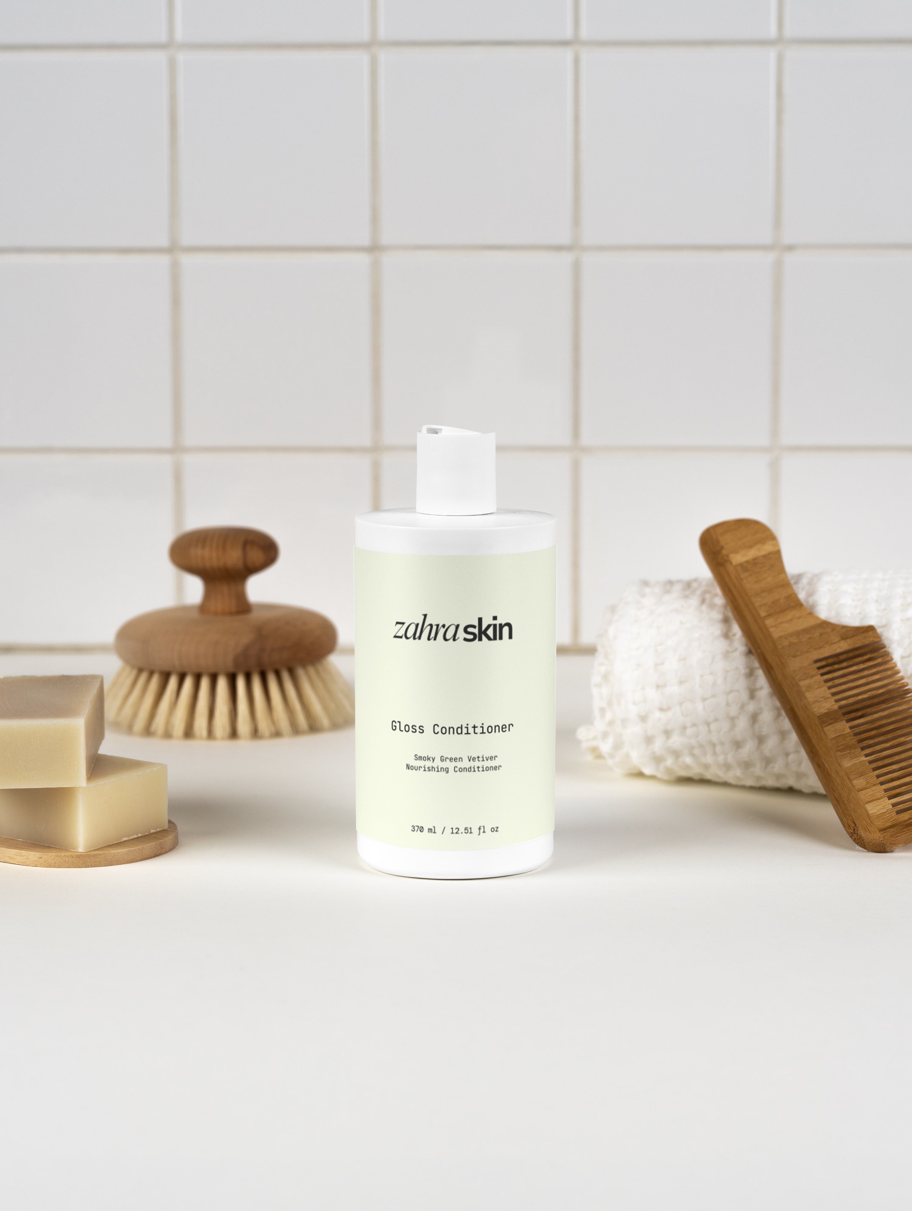 Zahra Skin | Gloss Conditioner, Smoky Green Vetiver